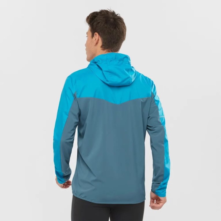 Blusão Salomon Agile Masculino Turquesa | PT H04869